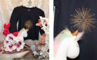 Verspieltes Kinder Langarm-Shirt